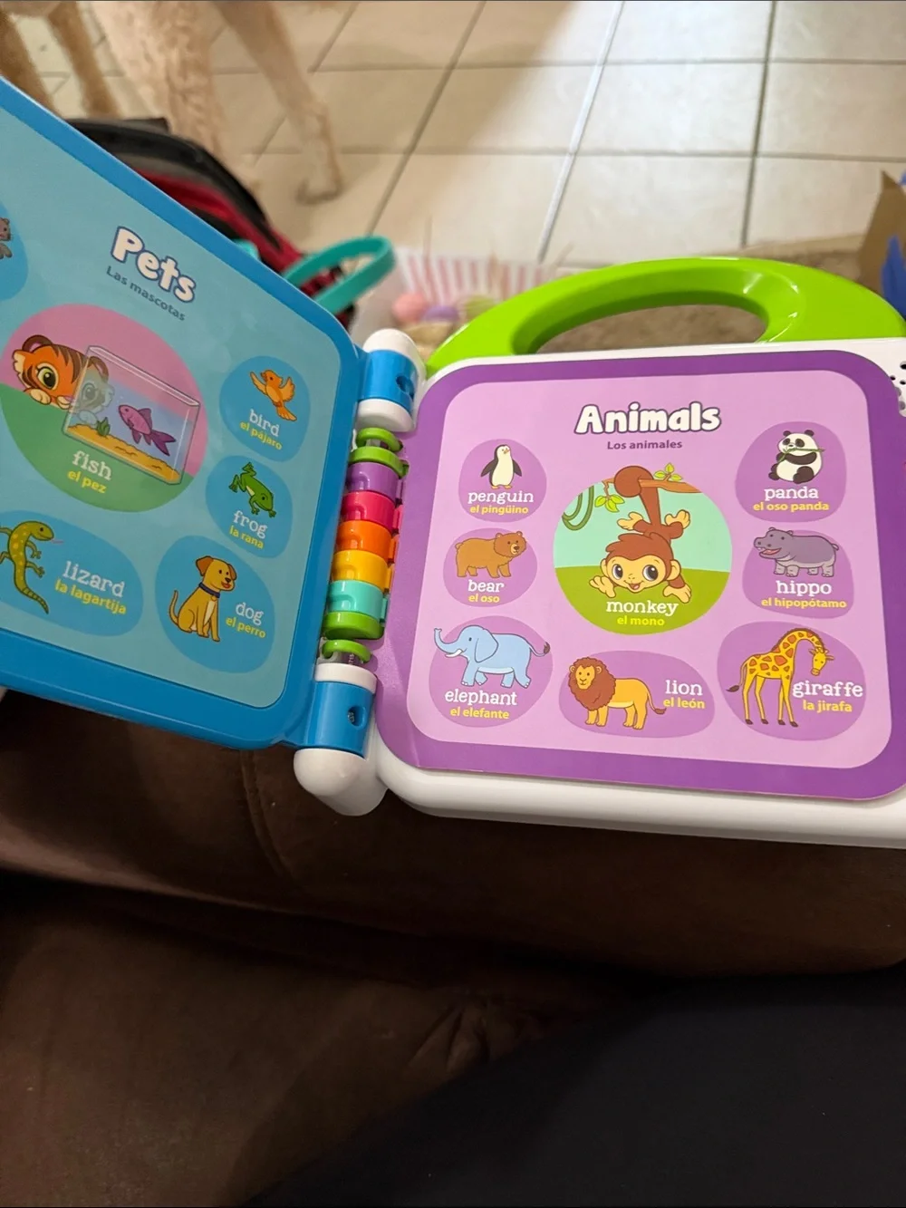 LeapFrog Learning Friends 100 Words Book - Blue & Green